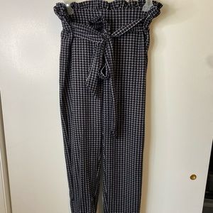 Black and white pants